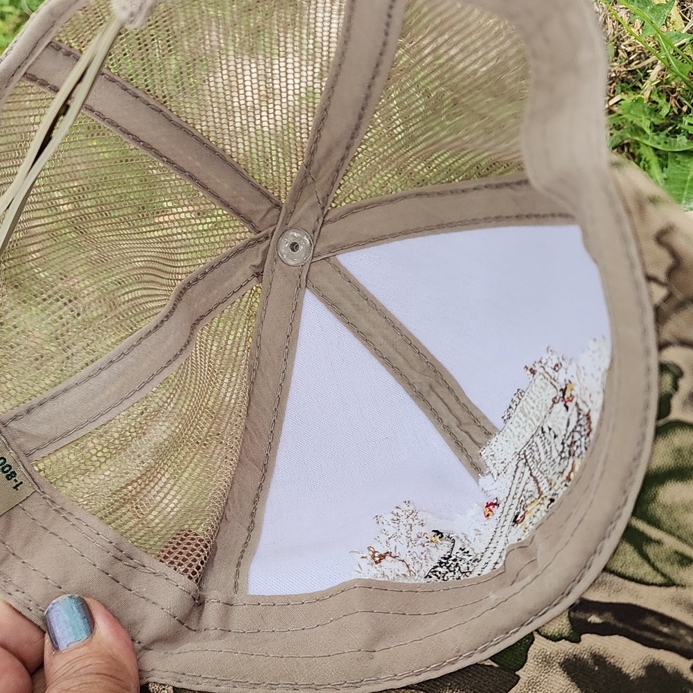 Pheasant Snapback Trucker Hat Embroidered Camo Cap Hunter's Cap - Picture 5 of 5